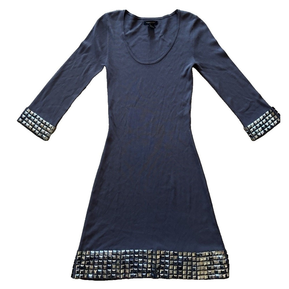 BCBG Maxazria Long Sleeve Dress‎ Gray size Small